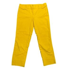 Anne Taylor‎ LOFT Pants Women's Size 6 Yellow Marisa Yellow  Riviera Ankle